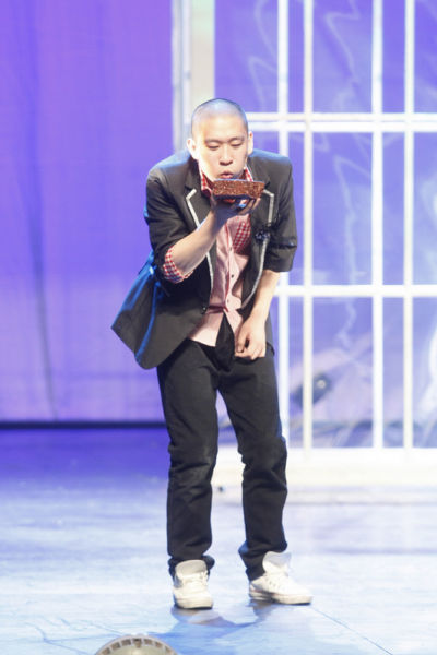 曹云金在表演中