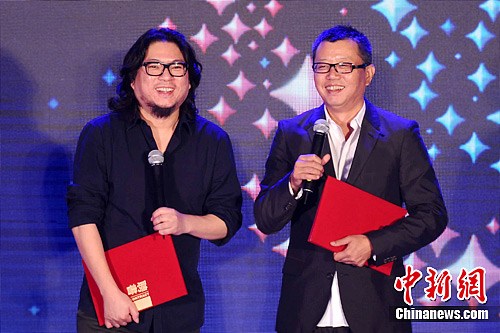 音樂人高曉松和宋柯