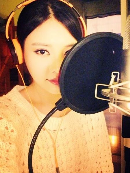 徐冬冬在錄音棚