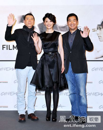 圖為馮小剛 徐帆 張國立
