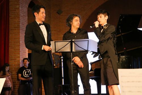 杜天奇(右)與伊朗配樂(lè)大師