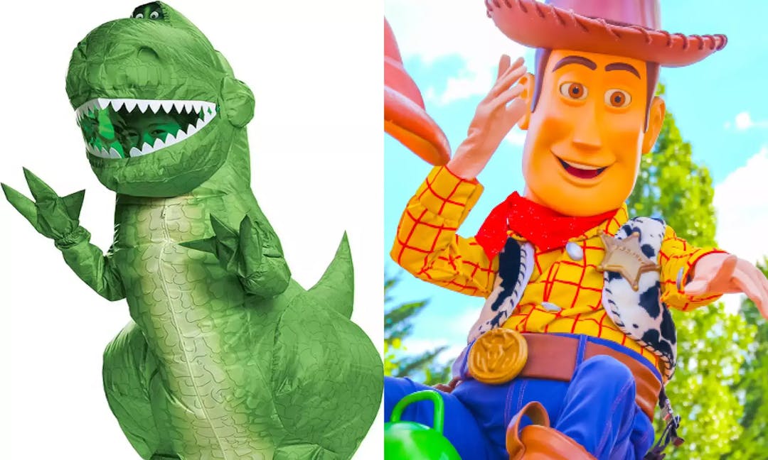 Rex & Woody from Toy Story